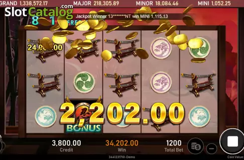 Скрин4. Ninja (Royal Slot Gaming) слот
