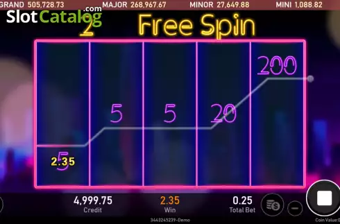 Скрин4. Neon Circle слот