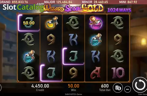 Скрин3. WizardStoreGold слот