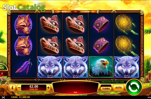 Скрин2. Wolf Haven слот