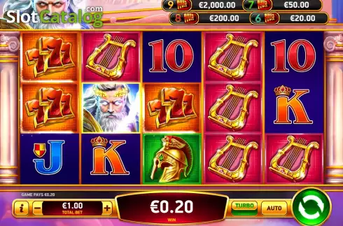 Скрин3. Zeus Rush Fever Deluxe слот
