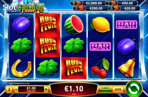 Скрин4. Rush Fever 7s Deluxe слот
