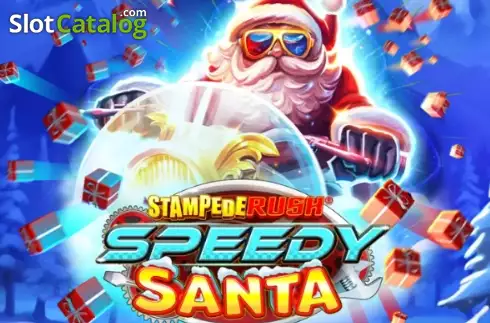 Stampede Rush Speedy Santa логотип Stampede Rush Speedy Santa логотип