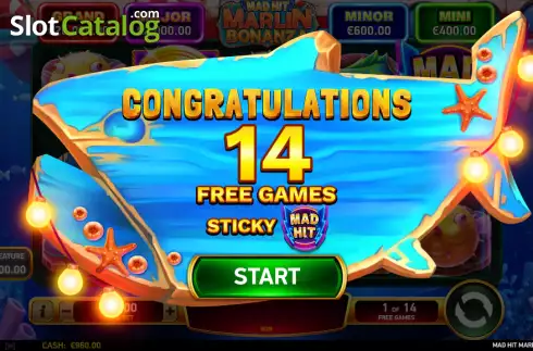 Скрин3. Mad Hit Marlin Bonanza слот