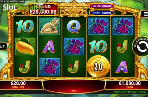 Скрин2. Stampede Rush Mighty Chang слот