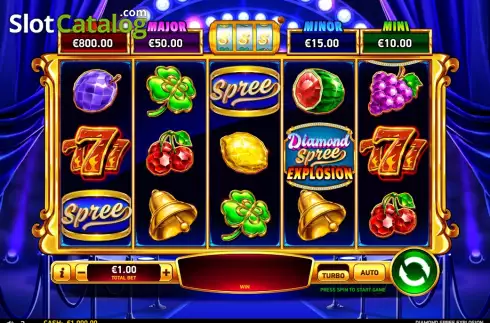 Скрин2. Diamond Spree Explosion слот