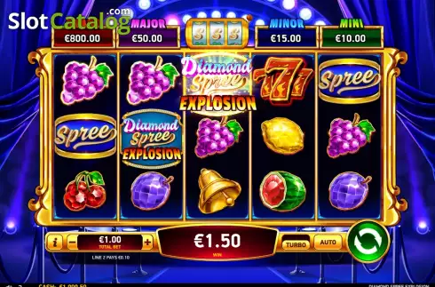 Скрин3. Diamond Spree Explosion слот