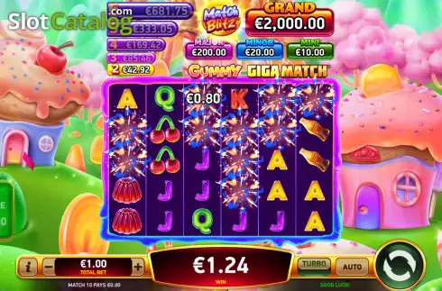 Скрин3. Gummy Giga Match слот