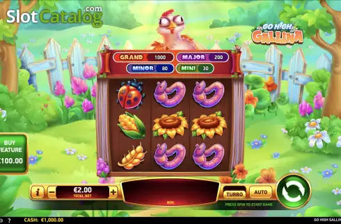 Скрин2. Go High Gallina слот