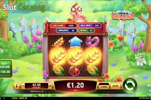 Скрин3. Go High Gallina слот