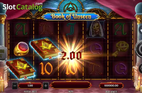 Скрин3. Book of Unseen слот