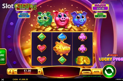 Скрин2. J Mania Lucky Pyggs слот