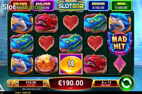 Скрин3. Mad Hit SlotBar слот