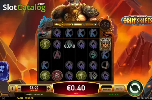 Скрин3. Ten Ton Ways Odin's Gifts слот