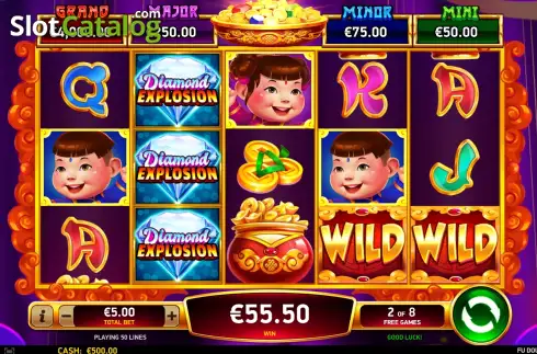 Скрин3. Fu Double Luck Diamond Explosion слот