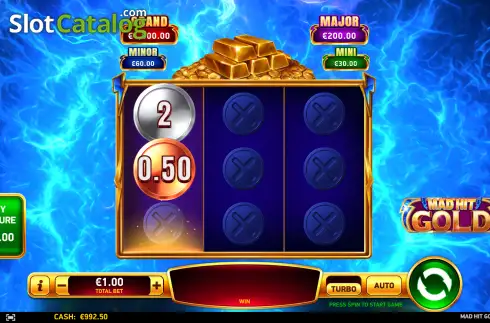 Скрин2. Mad Hit Gold слот