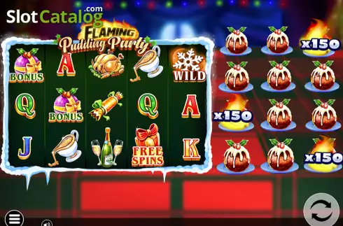 Скрин2. Flaming Pudding Party слот