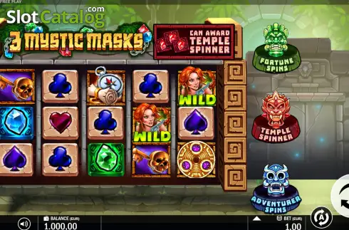 Скрин2. 3 Mystic Masks слот