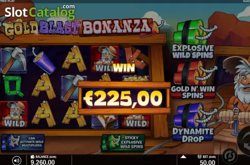 Скрин3. Gold Blast Bonanza слот