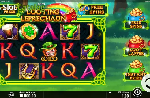Скрин2. Looting Leprechaun слот