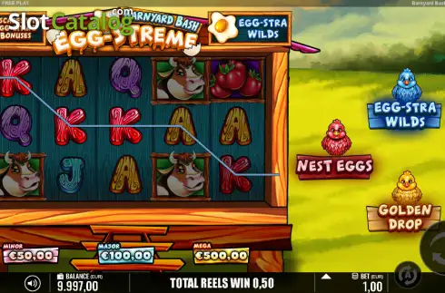 Скрин3. Barnyard Bash: Egg-streme слот