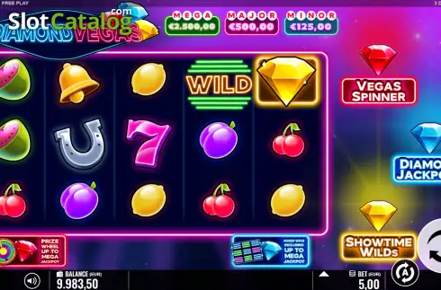Скрин2. 3 Diamond Vegas слот