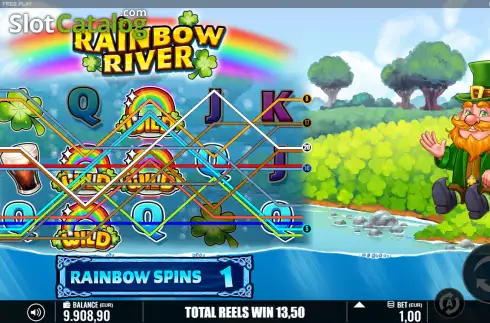 Скрин3. Rainbow River слот