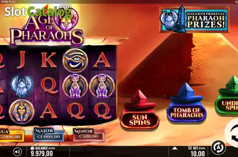 Скрин2. Age of Pharaohs слот