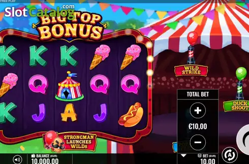 Скрин2. Big Top Bonus слот