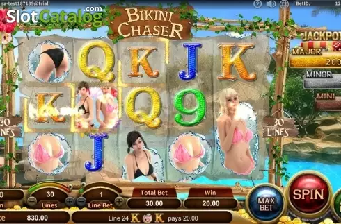 Скрин5. Bikini Chaser слот