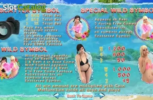 Скрин6. Bikini Chaser слот
