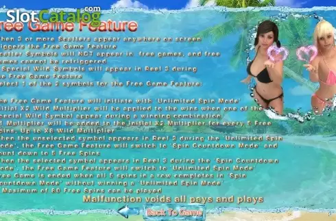 Скрин8. Bikini Chaser слот