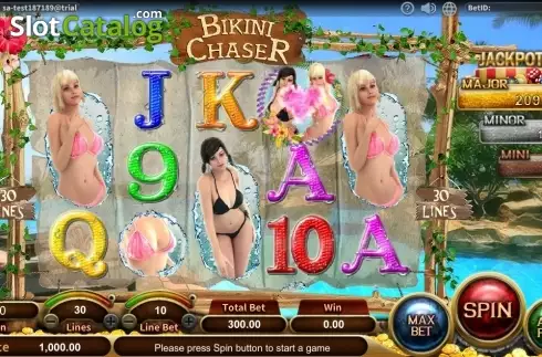 Скрин2. Bikini Chaser слот