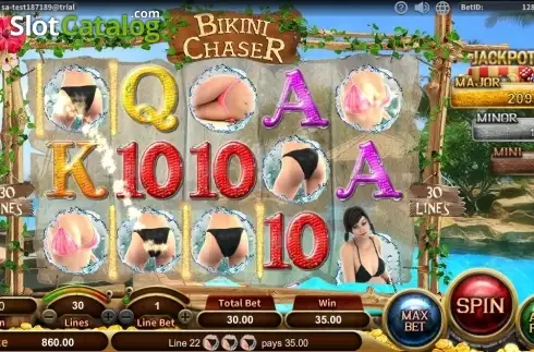 Скрин4. Bikini Chaser слот