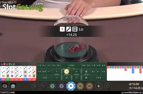 Скрин3. Thai HiLo (SA Gaming) слот