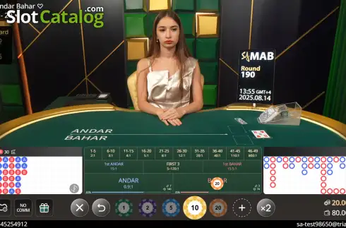Скрин2. Andar Bahar (SA Gaming) слот