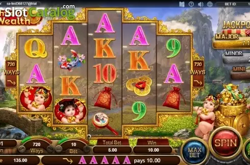 Скрин3. Child of Wealth слот