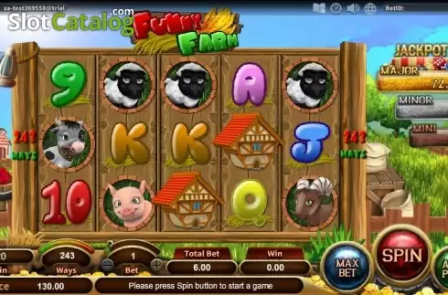 Скрин2. Funny Farm слот