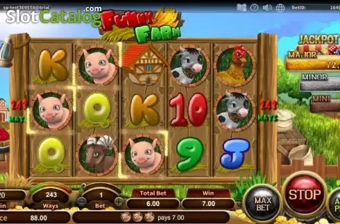 Скрин3. Funny Farm слот