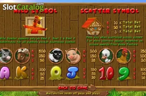 Скрин4. Funny Farm слот