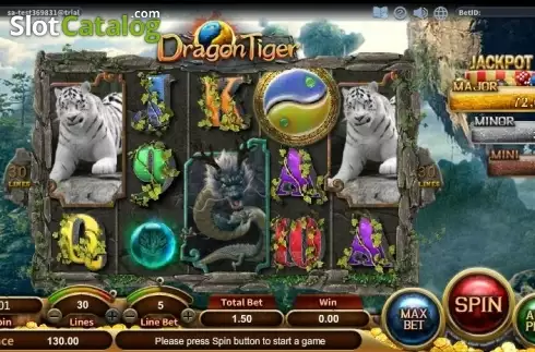 Скрин2. Dragon Tiger (SimplePlay) слот