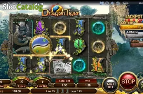 Скрин3. Dragon Tiger (SimplePlay) слот