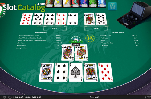 Скрин4. Fortune Pai Gow Poker слот