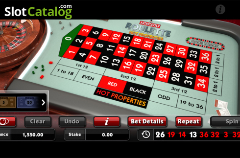 Скрин4. Monopoly Roulette Hot Properties слот