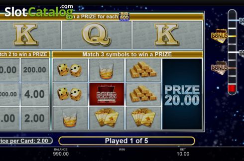 Скрин3. Big 500 Scratch слот