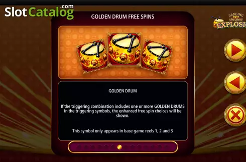 Скрин7. Dancing Drums Explosion слот
