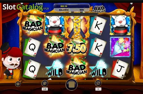 Скрин7. Dave Lame Bad Magician слот