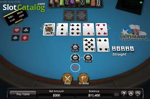 Скрин2. Ultimate Texas Hold 'em (Light and Wonder) слот