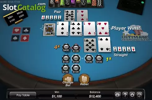 Скрин3. Ultimate Texas Hold 'em (Light and Wonder) слот