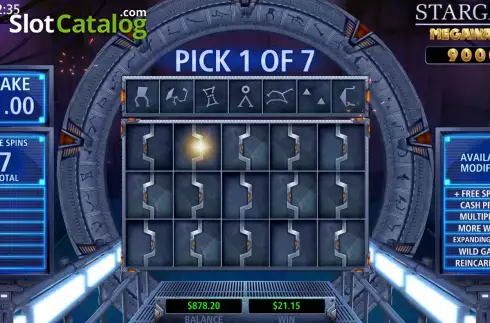 Скрин8. Stargate Megaways слот